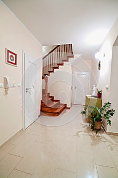 Modern home hallway interior