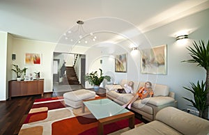 Modern home interior photo