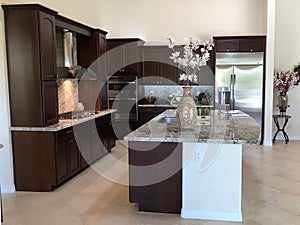 Modern Home Kitchen Center Island.