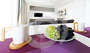 Modern home theater interior