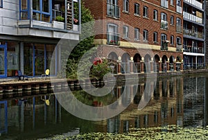 Modern homes on regent's canal