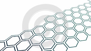 Modern Honeycomb Pattern: Seamless Hexagonal Grid, vector design Generative AI