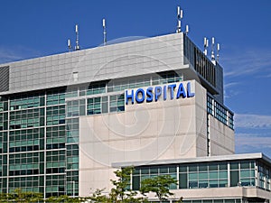 Modern hospital style building