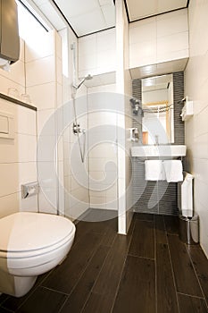 Modern hotel bathroom amsterdam holland