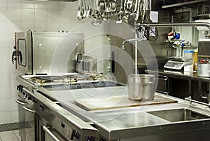 Modern hotel kitchen
