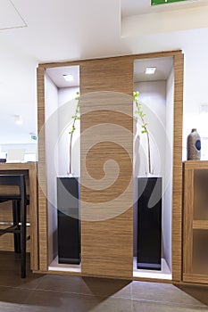 Modern hotel lobby interior decoration