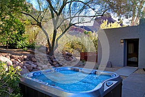Modern Hotel Resort Hot Tub Spa photo