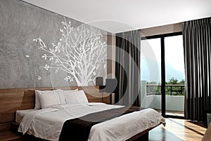 Modern Hotel Room Interior
