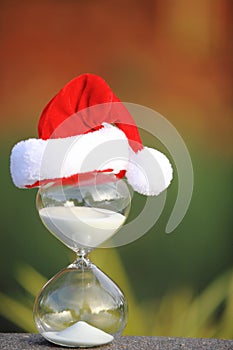 Modern Hourglass and Christmas countdown