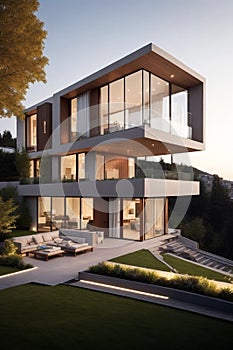 modern house building architecture