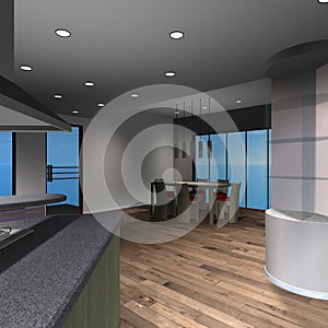 Modern House - Diningroom