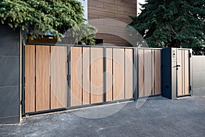 Modern house gate