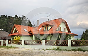 Modern house near Poprad. Slovakia