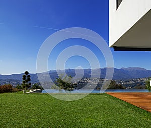 Modern house, with pool