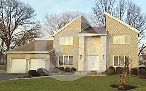 Modern House In The Suburb