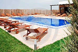 Modern house with swimming pool