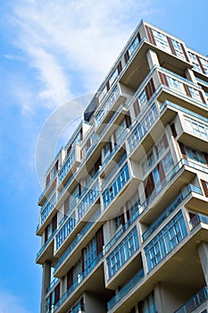 Modern housing apartments and details.