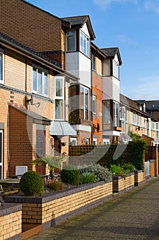 Modern housing development