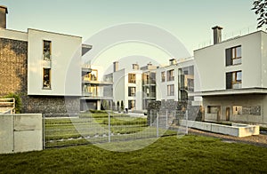 Modern housing development