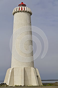 Modern Icelandic lighthouse