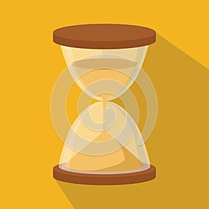 Modern icon of hourglasses. Time icon symbol
