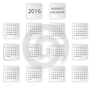 Modern illustration of calendar