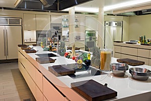 Modern industrial kitchen
