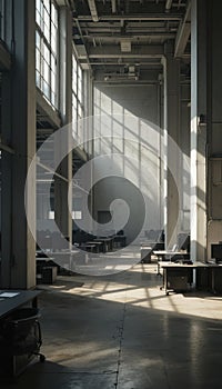 Modern Industrial Office with Natural Light