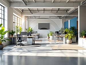 Modern Industrial Office Space Design