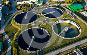 Modern industrial sewage treatment plant