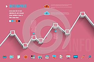 Modern info graphic template