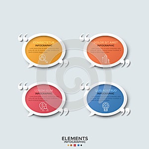 Modern infographic design template