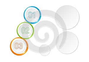 Modern infographic elements for business planning and data visualization