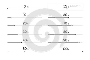 Modern Infographic Loading Bar Set - Black