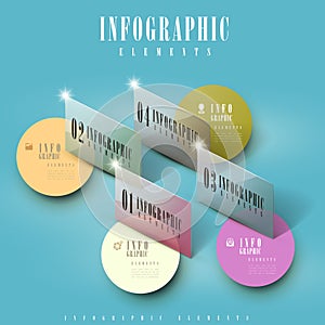 Modern infographic template