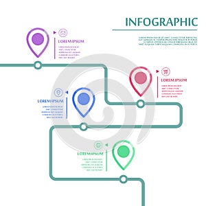 Modern infographic template