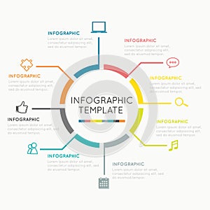 Modern Infographics circle