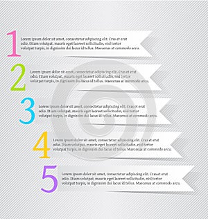 Modern infographics colorful design template with