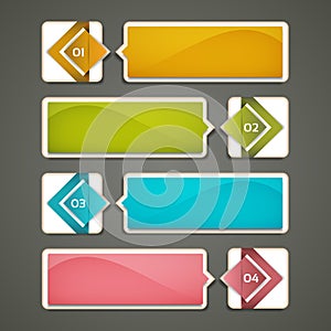 Modern infographics options banner. Vector illustration. can be used for workflow layout, diagram, number options, web design