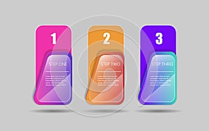 Modern infographics options banners. Vector illustration can be used for workflow layout, diagrams, number options, web