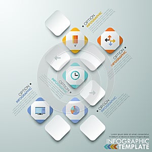 Modern Infographics Process Template