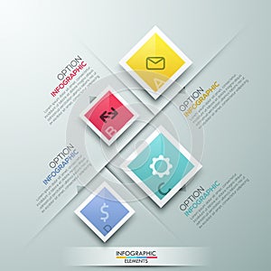 Modern Infographics Process Template