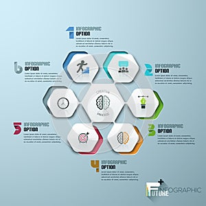 Modern Infographics Process Template