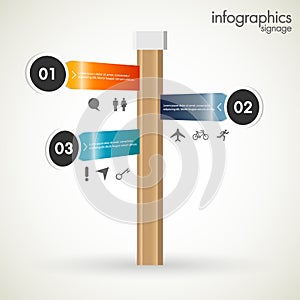Modern infographics template