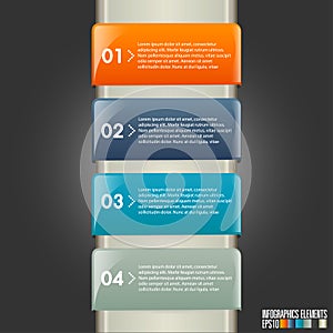 Modern infographics template