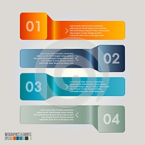 Modern infographics template