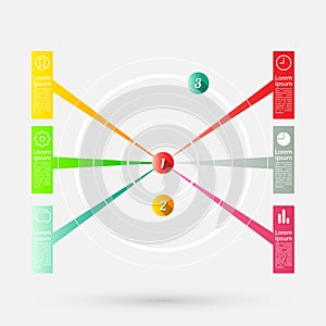 Modern infographics template