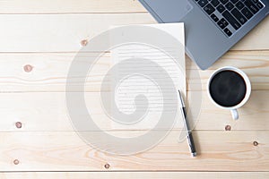 Modern Information medium and coffee