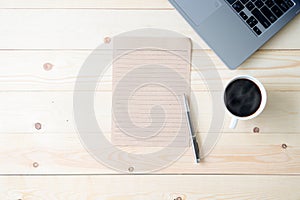 Modern Information medium and coffee