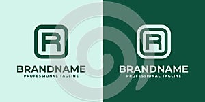 Modern Initials OR Logo, suitable for business with OR or RO initials photo
